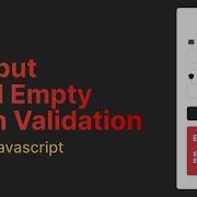 Form Validation In React Check For Empty Fields Using Pure JavaScript For Login Form