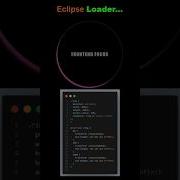 Stunning Neon Eclipse Loader CSS Animation Shorts