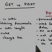 Differences Between Get And Post Web Development