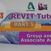 Group Associate Array Autodesk Revit Tutorial Part 5 Mastering Revit In 15 Days