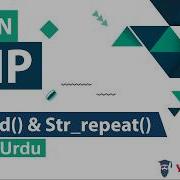 PHP String Str Pad Str Repeat Functions Tutorial In Hindi Urdu