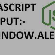 Javascript Output Using Window Alert