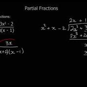 Partial Fractions With Improper Fractions