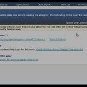 How To Correct The Form Windows Designer Error Message In C VB