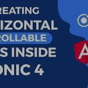 Creating Horizontal Scrollable Tabs Inside Ionic 4