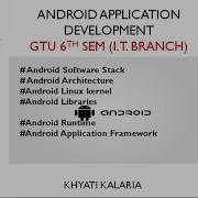 Android Architecture Linux Kernel Libraries Android Runtime Android Application Framework