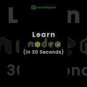 Learn Node Js In 30 Seconds Shorts Nodejs
