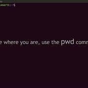 Pwd Command In Linux