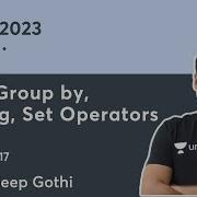 DBMS L 17 SQL Group By Having Set Operators Vishvadeep Gothi Unacademy Computer Science