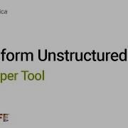 Transform Unstructured Data H2L Video