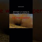 Developer FIXES Production Bug LIVE Shorts