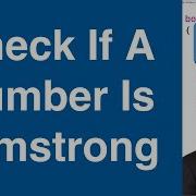 Check If A Number Is An Armstrong Number C Example