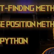 Numerical Methods FAcademy Short Explains False Postion Method Python Example English