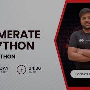 Enumerate In Python Sohum Gakhar GeeksforGeeks Python