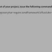 Zend Framework 2 02 12 Installing ZFTool
