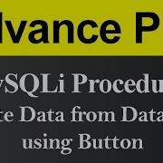 Delete Data From Database Using Button MySQLi Procedural In PHP Hindi