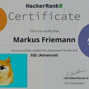 SQL ADVANCED Certification Part 2 On Hackerrank Crypto Market Transactions Monitoring