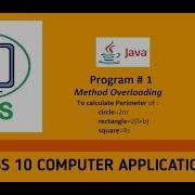 Program 1To Calculate The Perimeter Of Square Circle And Rectangle Using Method Overloading