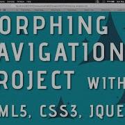 Morphing Navigation Menu Document Setup And Styling 1 7