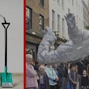 Levitating Silver Man Trick Revealed