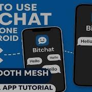 How To Use Bitchat On IPhone Android Bluetooth Mesh Chat Official App Tutorial Side By Side