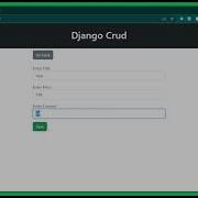 3 Edit And Update Data In Django Django Crud