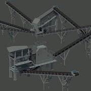 Complete Crusher Plant 3D Operation