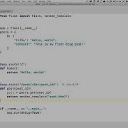 Video15 4 Rendering HTML With Flask And Python