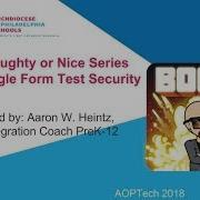 Google Form Security