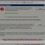 Disabling Enhanced Internet Security In Windows 2008 Server