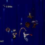 Gameplay Snippet Earthworm Jim Robotic Chicken Boss Mega Drive