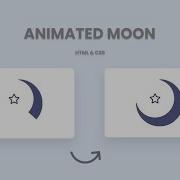 How To Create Animated Moon Design With HTML And CSS Animated UI Moon Design