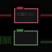 Junior Vs Senior Div Tag In HTML Frontend Developer Shortcut Trick In HTML Designsynth
