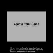 Exercise 1 2 Create A Cylinder And Sphere From A Cube In Maya