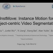 CVPR23 InstMove Instance Motion For Object Centric Video Segmentation