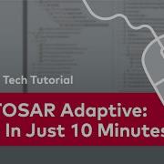 AUTOSAR Adaptive Model Build Execute App In Only 10 Min Development Tool VectorTechTutorial