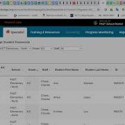 Reset Student Password In FastBridge