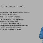 Choosing A Missing Data Technique