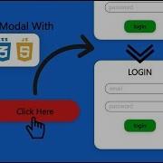 Animated Show When Click Button Modal Pop HTML CSS3 And JQUERY