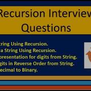 Interview Questions Recursion Python Coding