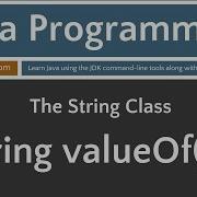 Learn Java Programming String Class Tutorials ValueOf