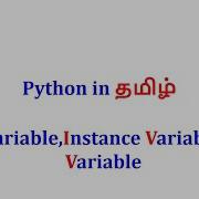 02 OOP In Python Python OOP Tutorial Instance Variable Class Variable Local Variable Tamil