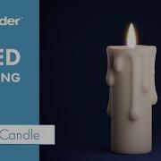 Burning Candle Speed Modeling In Blender