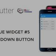 Flutter Tutorial Value Widgets 5 Drop Down Button