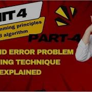 Trail And Error In C Programming Unit 4 Bca Sem 1 Part 4