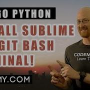 Install Sublime And Git Bash Terminal Air Quality Weather App 3