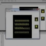 Scrolling Text Using Buttons In Flash