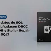 Repara El Archivo MDF Con DBCC CHECKDB Y Recupera La Base De Datos Con Stellar