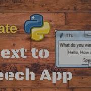 How To Make A Text To Speech Application With Python With GUI