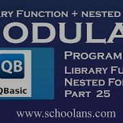 Nested For Loop In Qbasic Part 25 Modular Programming In Qbasic